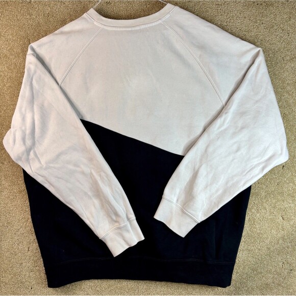 Nike Big Swoosh Colorblock Baggy Crewneck Sweatshirt Men's XXL Y2K Streetwear - Picture 2 of 7